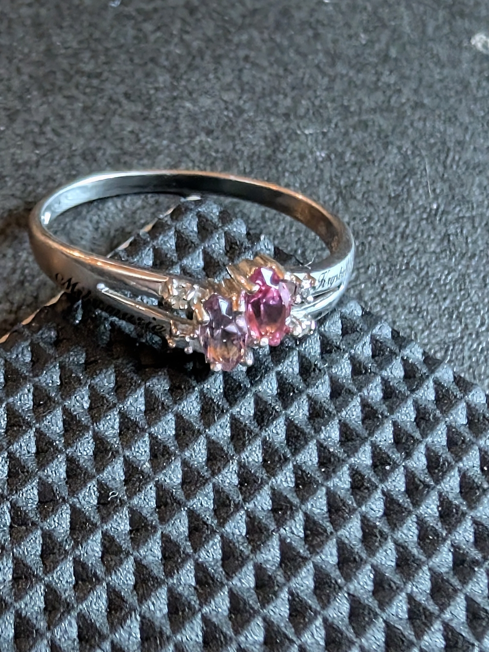 Solid 10k Lab Sapphire Size 9.75 Ring